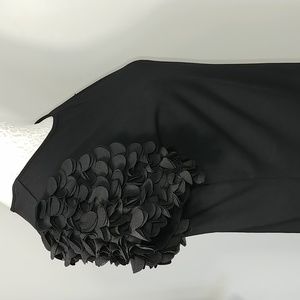 Spanner - Pretty statement sleeve top, black size Small